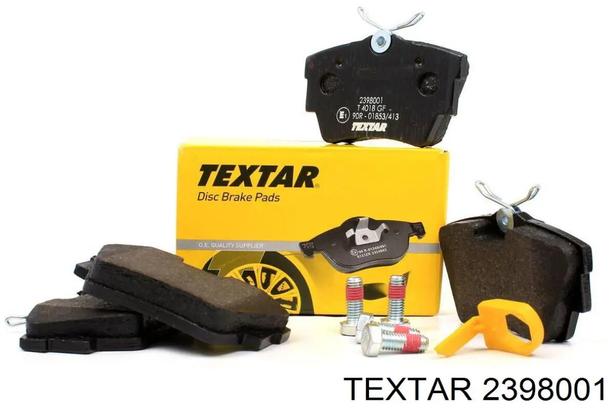 Compre 2398001 Textar Sapatas do freio traseiras de disco