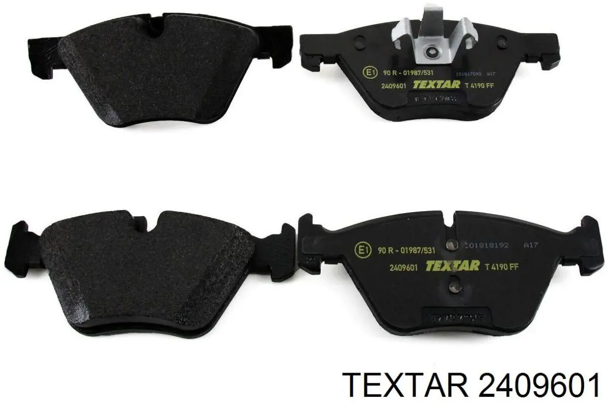Compre 2409601 Textar Sapatas do freio dianteiras de disco