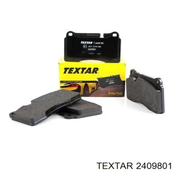 Compre 2409801 Textar Sapatas do freio dianteiras de disco