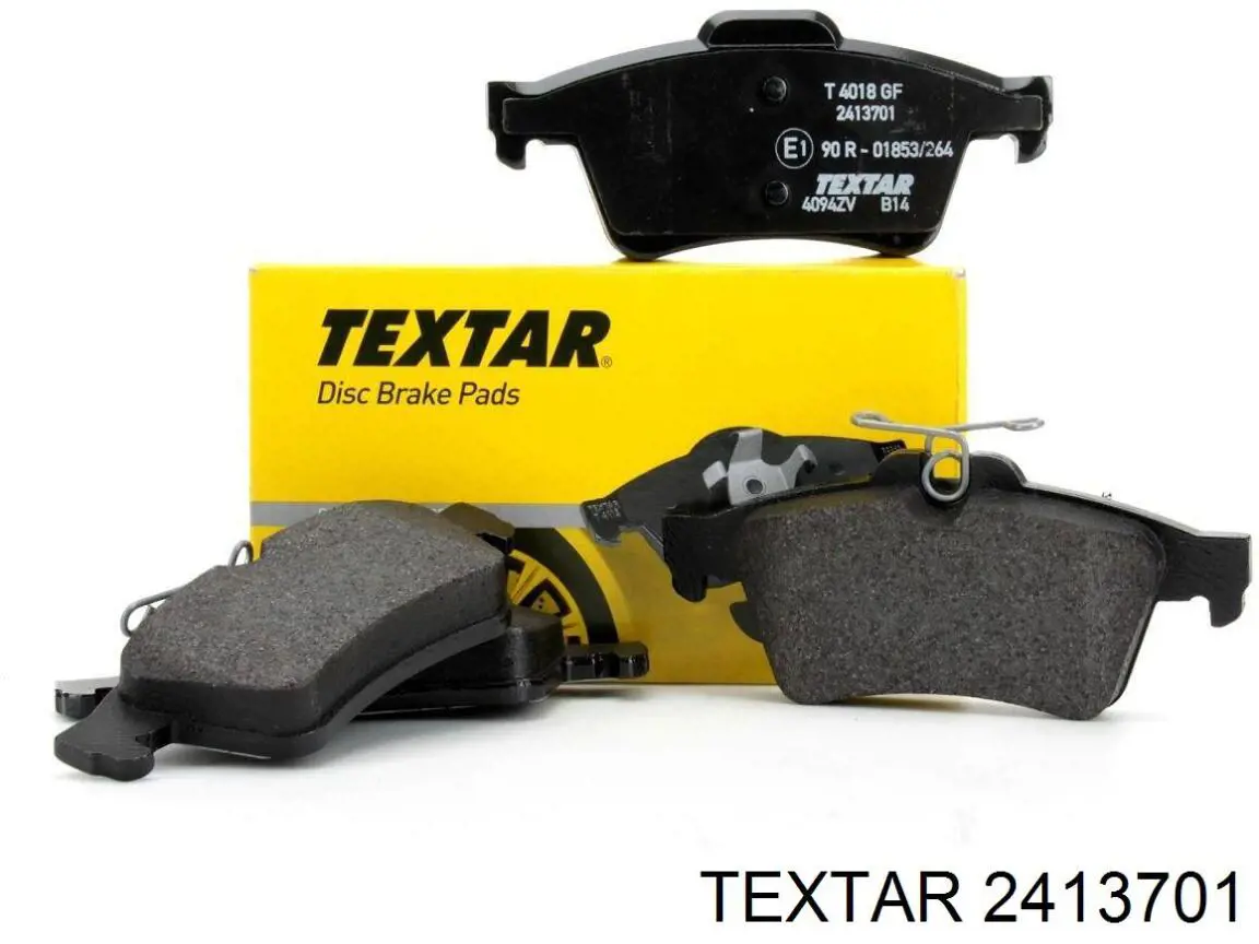 Compre 2413701 Textar Sapatas do freio traseiras de disco