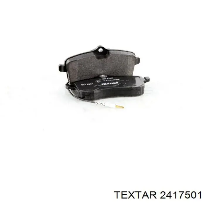 Compre 2417501 Textar Sapatas do freio dianteiras de disco