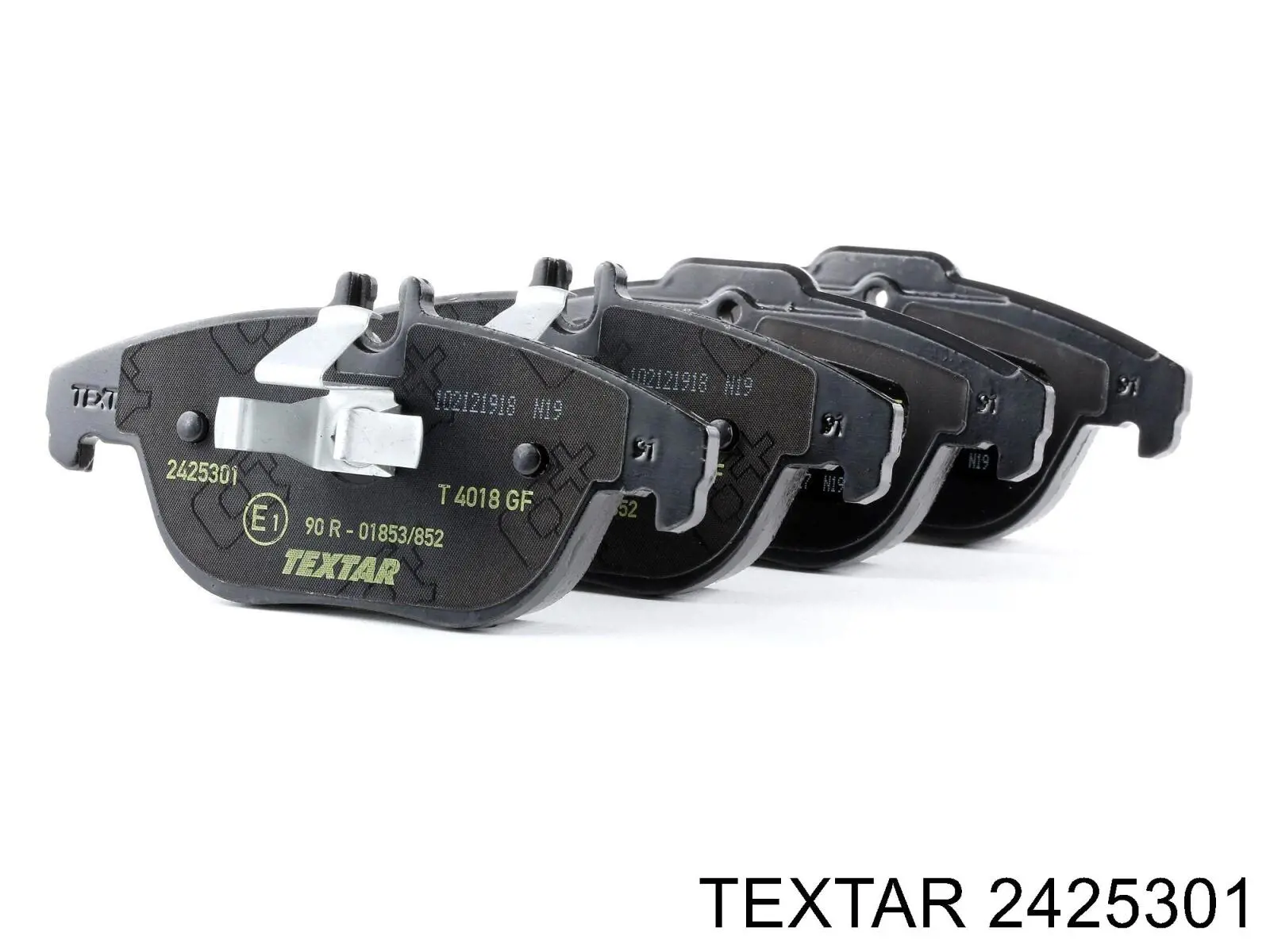 Compre 2425301 Textar Sapatas do freio traseiras de disco