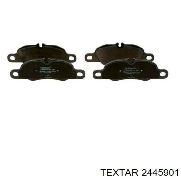 Sapatas do freio dianteiras de disco Textar 2445901 preço, a partir de 118,35 USD
