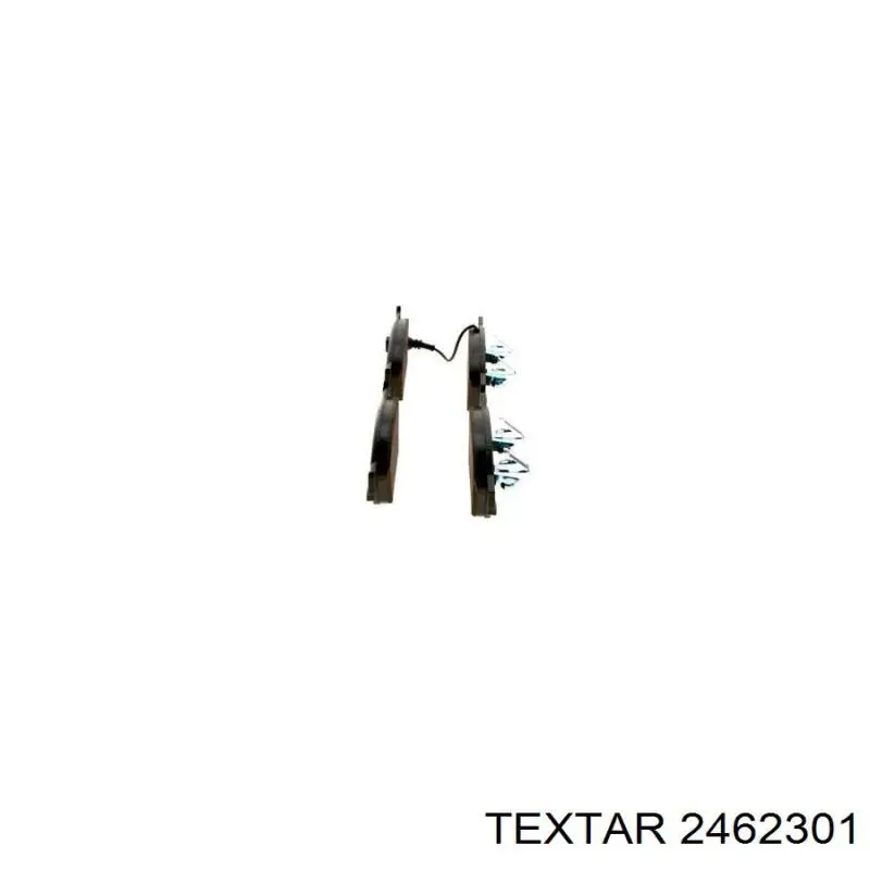 Compre 2462301 Textar Sapatas do freio dianteiras de disco
