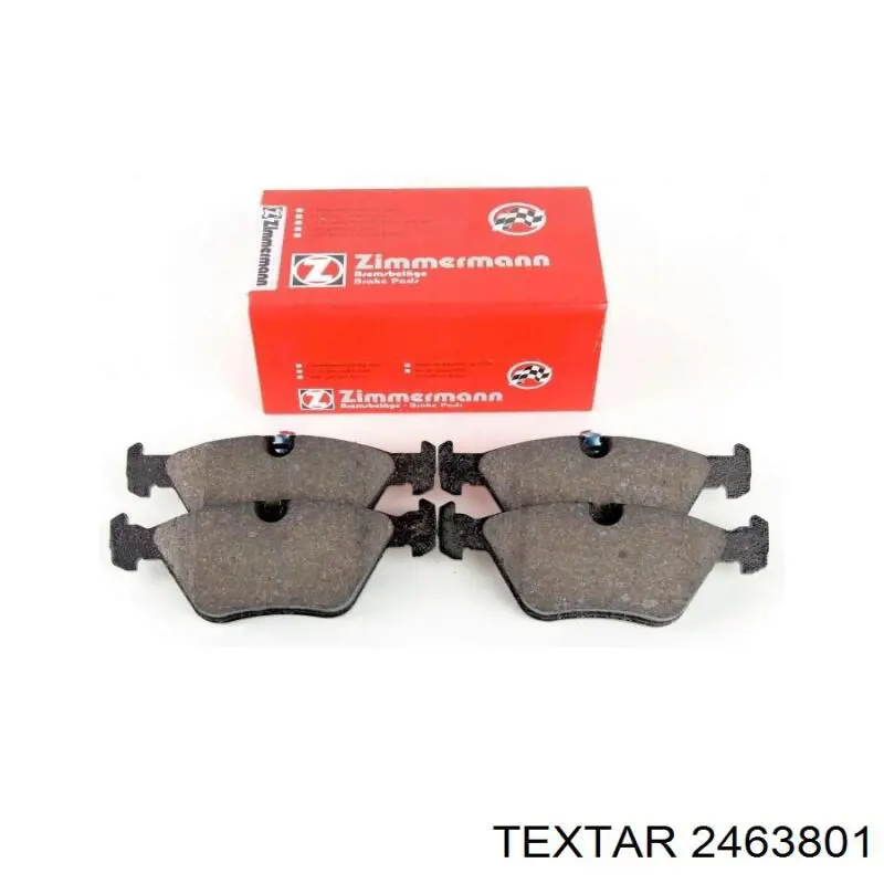 Compre 2463801 Textar Sapatas do freio dianteiras de disco