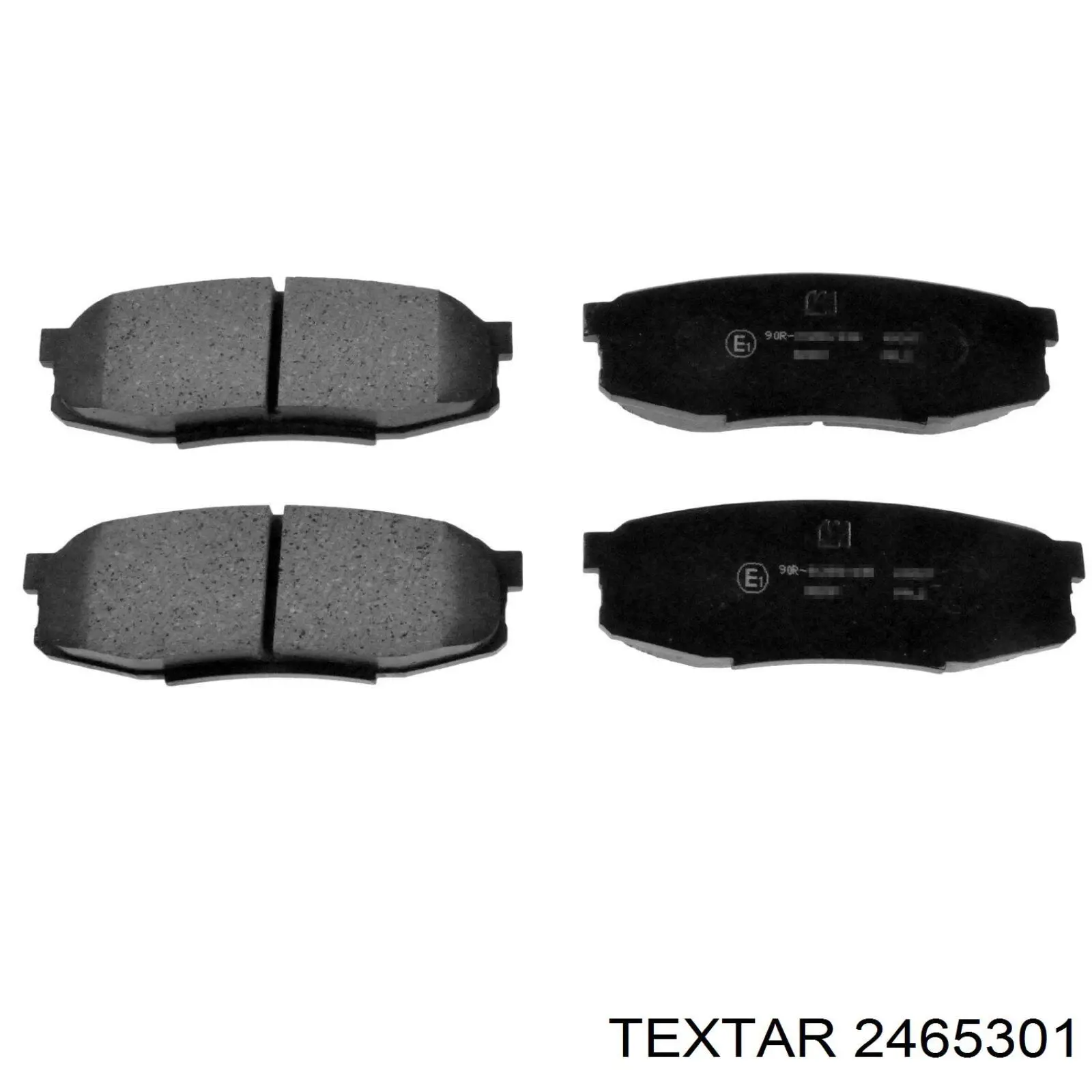 Compre 2465301 Textar Sapatas do freio traseiras de disco