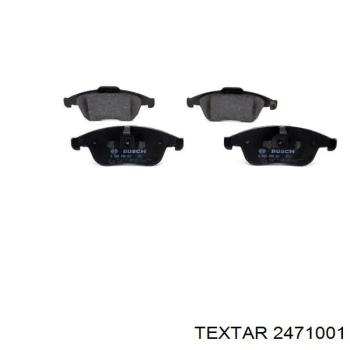 Compre 2471001 Textar Sapatas do freio dianteiras de disco