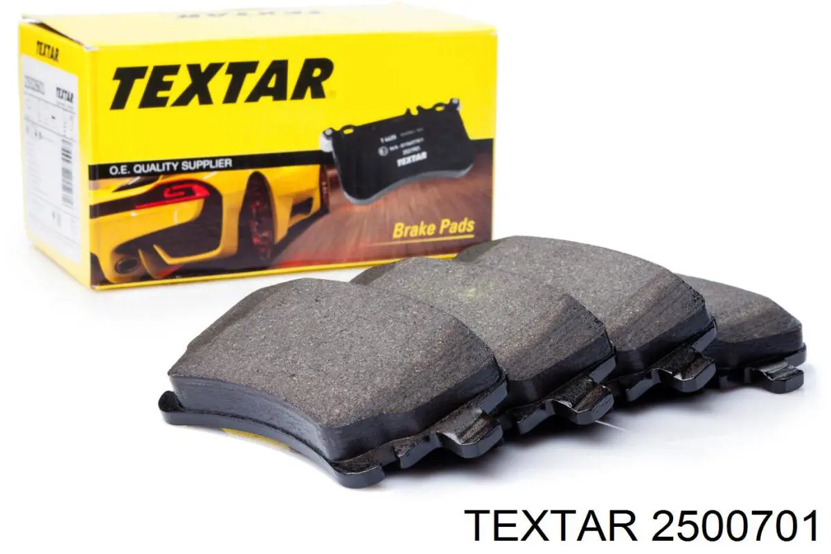 Compre 2500701 Textar Sapatas do freio dianteiras de disco