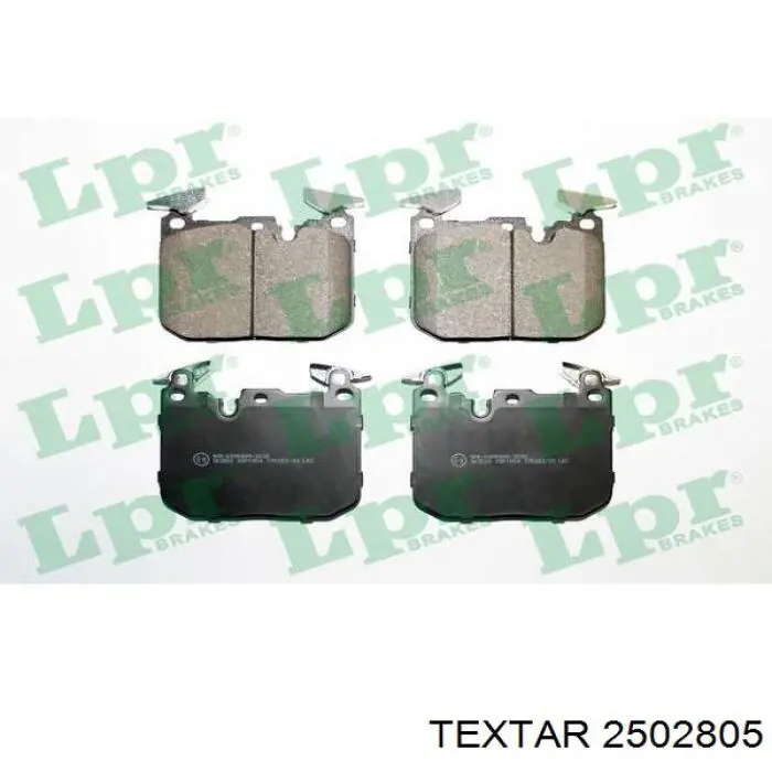 Sapatas do freio dianteiras de disco Textar 2502805 preço, a partir de 57,18 USD