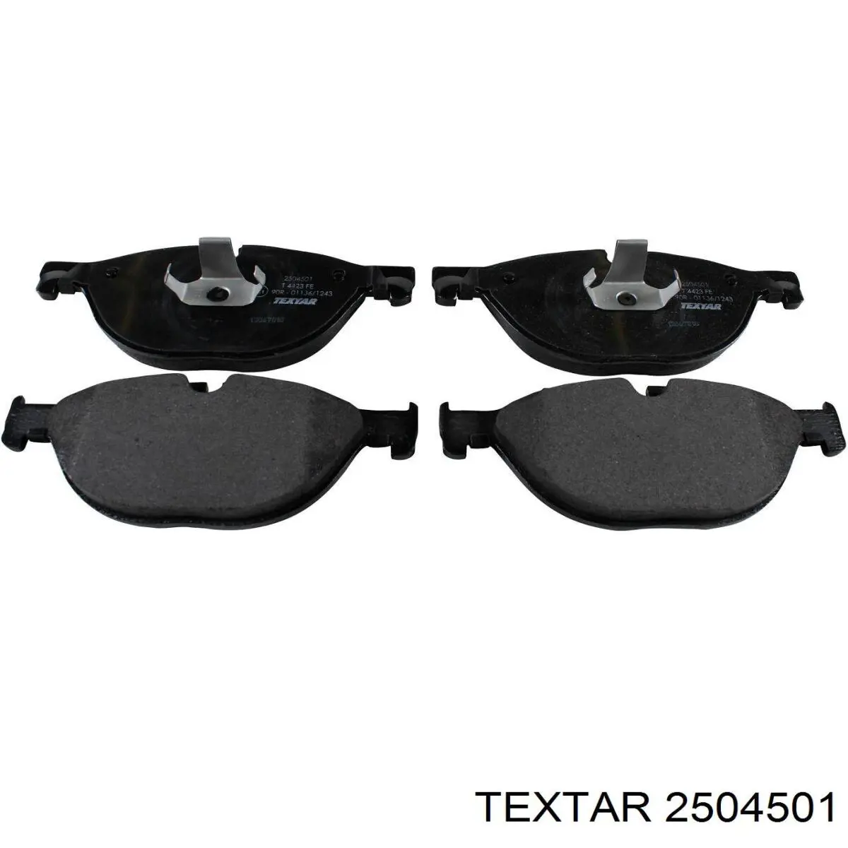 Compre 2504501 Textar Sapatas do freio dianteiras de disco