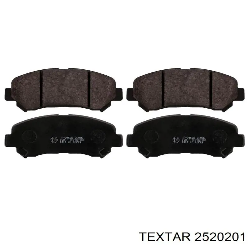 Compre 2520201 Textar Sapatas do freio dianteiras de disco