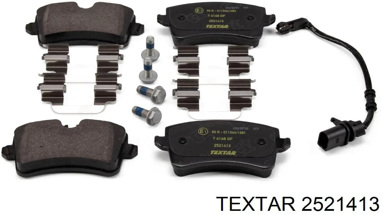 Sapatas do freio traseiras de disco Textar 2521413 preço, a partir de 41,36 USD