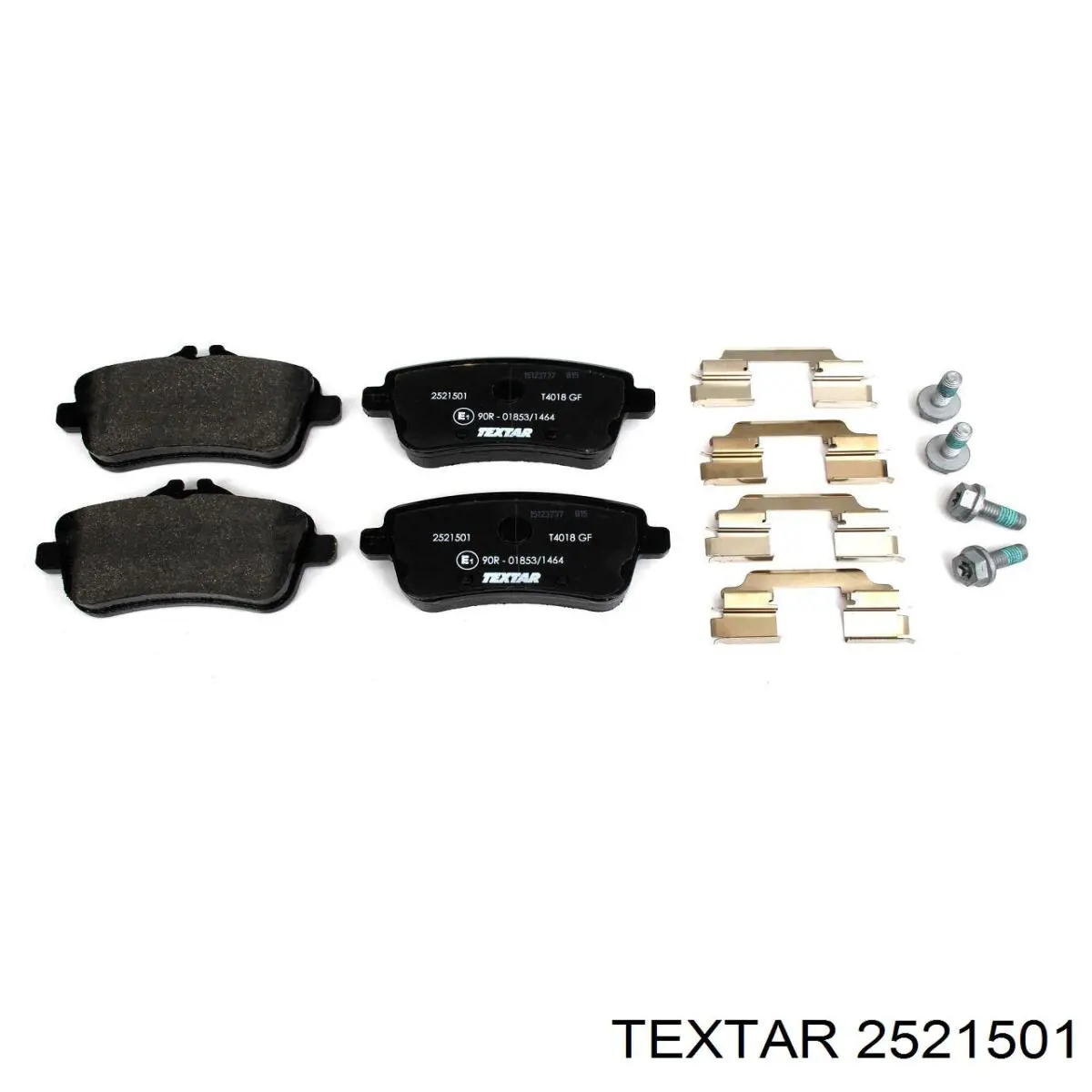 Compre 2521501 Textar Sapatas do freio traseiras de disco