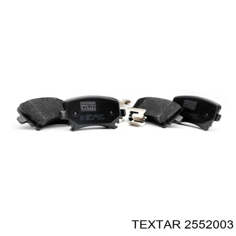 Compre 2552003 Textar Sapatas do freio traseiras de disco