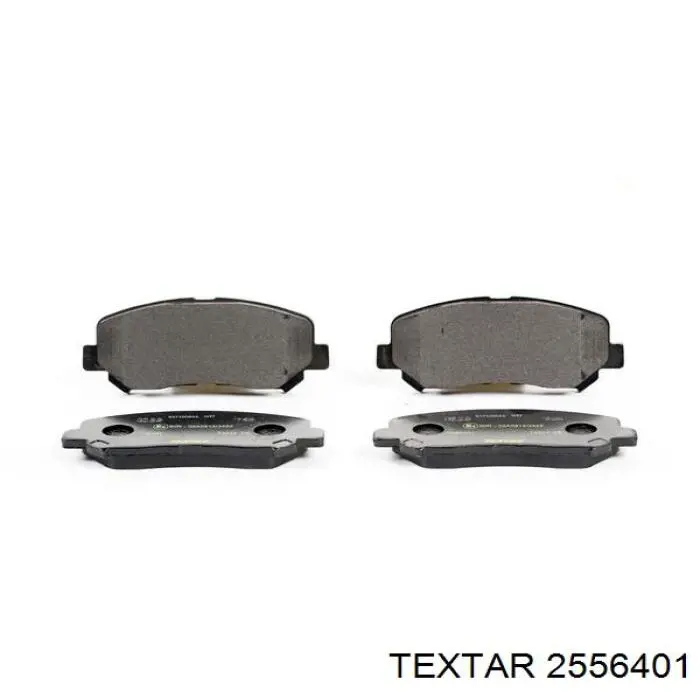 Compre 2556401 Textar Sapatas do freio dianteiras de disco