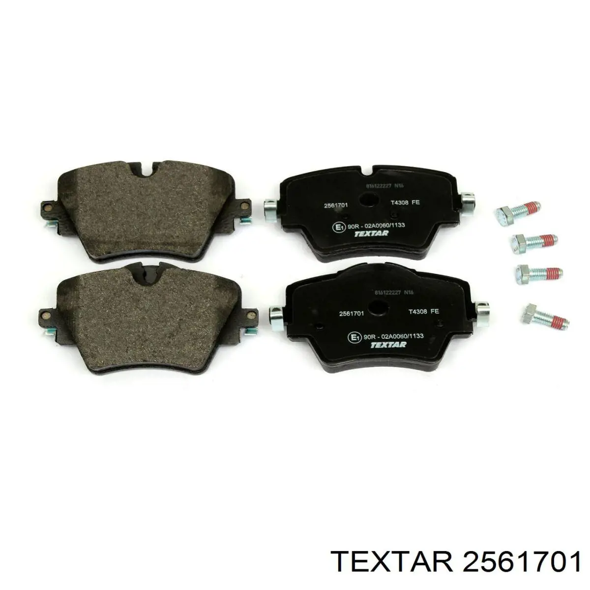 Sapatas do freio dianteiras de disco Textar 2561701 preço, a partir de 48,92 USD
