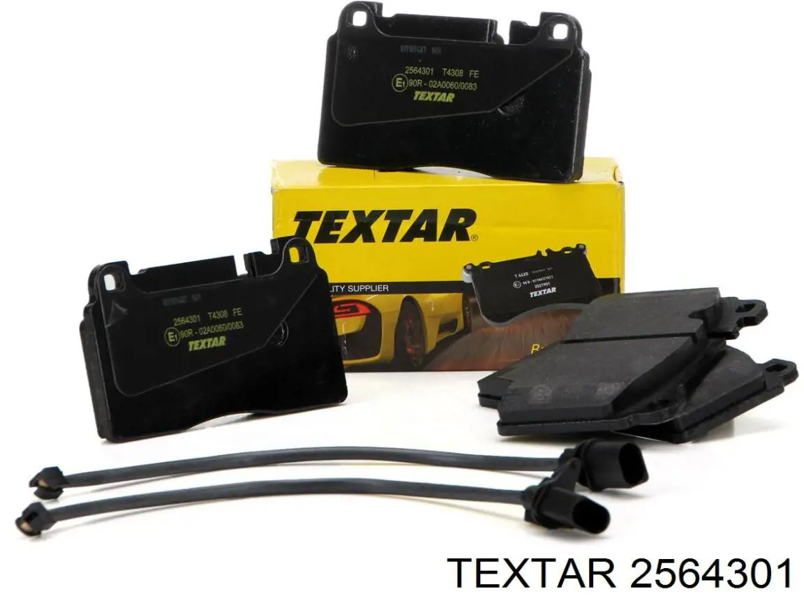 Compre 2564301 Textar Sapatas do freio dianteiras de disco