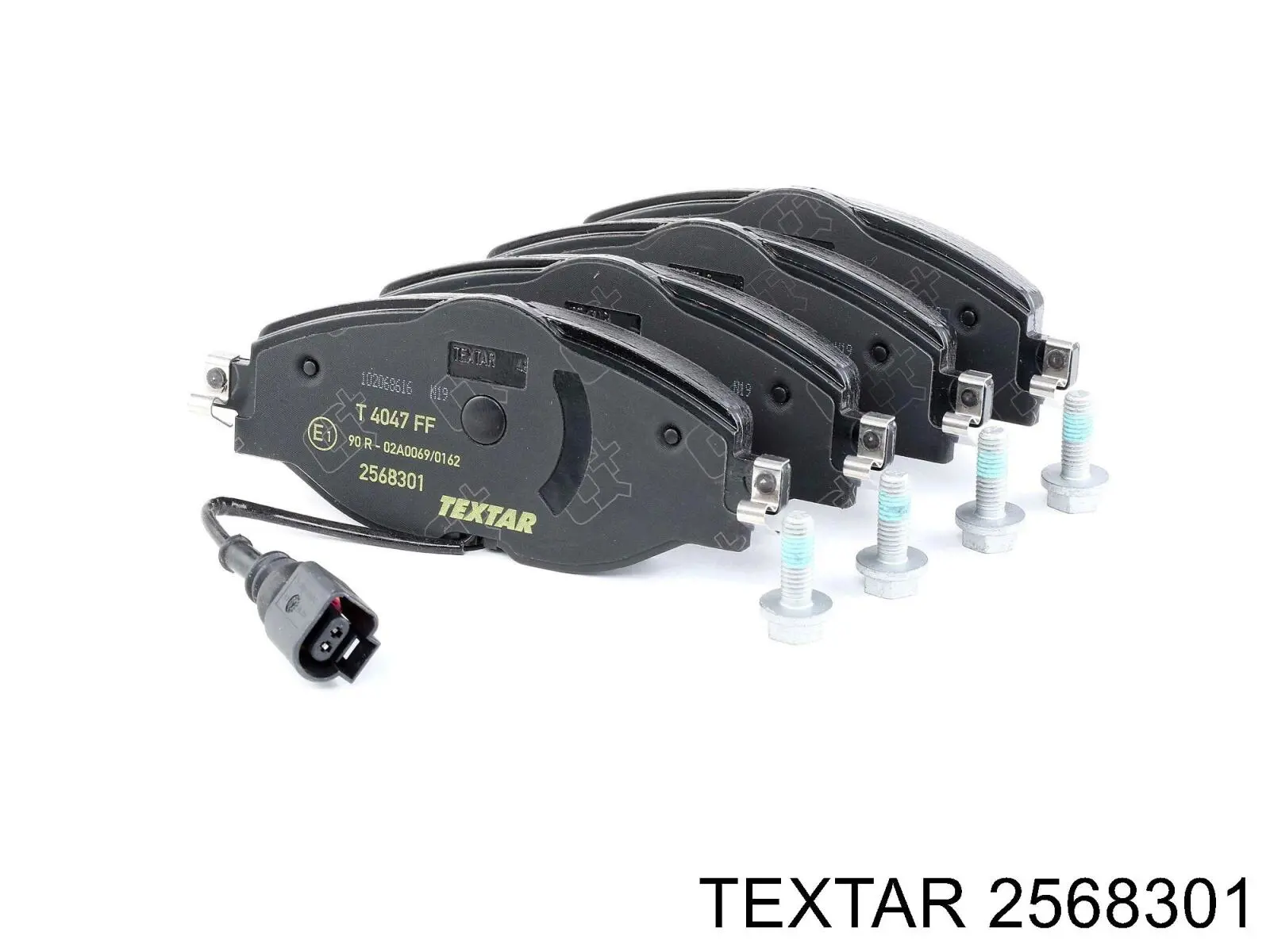 Compre 2568301 Textar Sapatas do freio dianteiras de disco