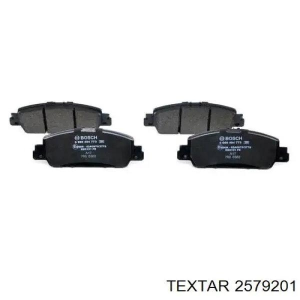 Sapatas do freio dianteiras de disco Textar 2579201 preço, a partir de 34,65 USD