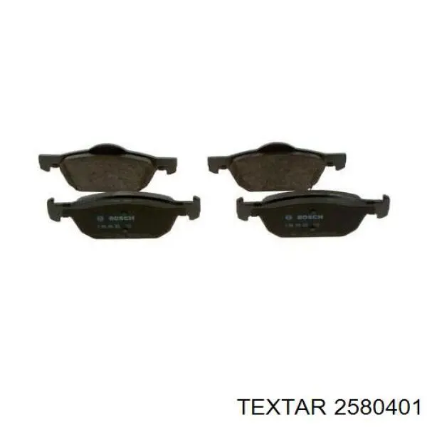 Sapatas do freio dianteiras de disco Textar 2580401 preço, a partir de 39,35 USD