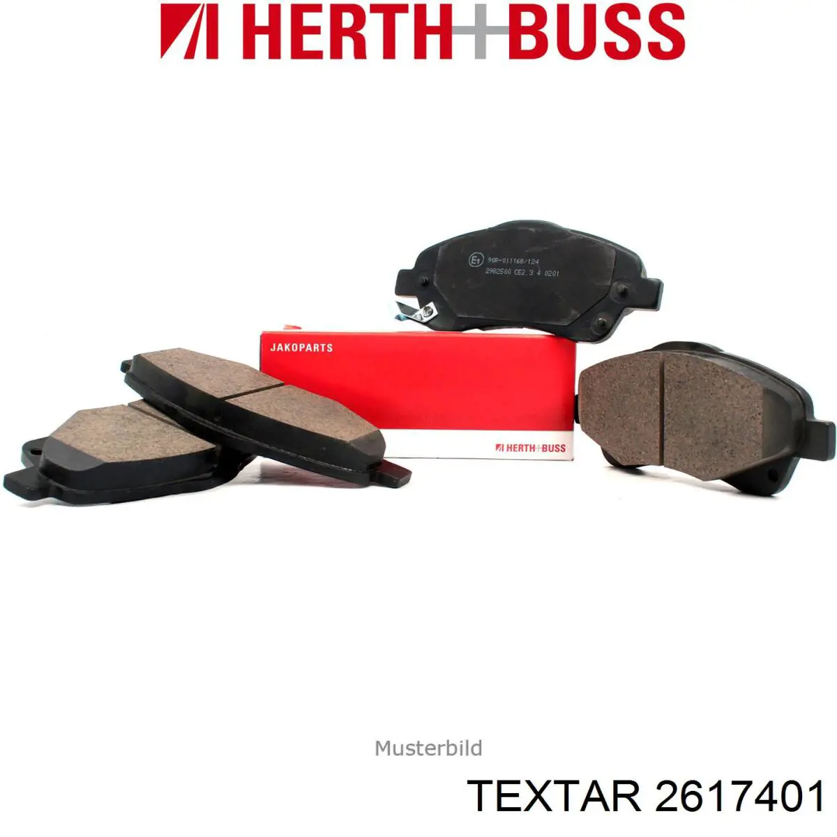 Sapatas do freio traseiras de disco Textar 2617401 preço, a partir de 34,88 USD