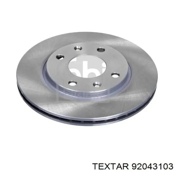 Compre 92043103 Textar Disco do freio dianteiro