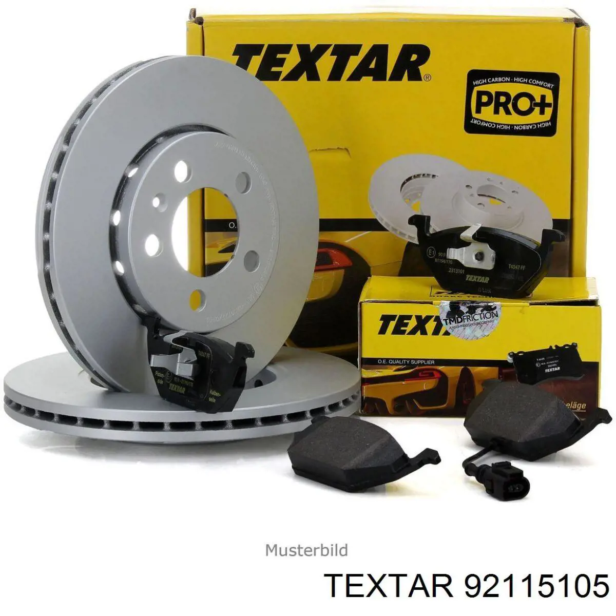 Compre 92115105 Textar Disco do freio dianteiro