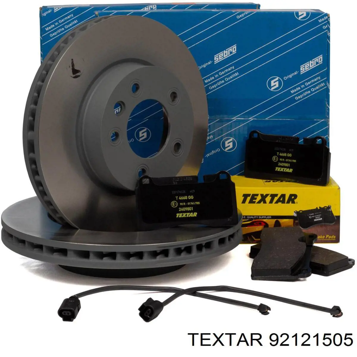 Compre 92121505 Textar Disco do freio dianteiro