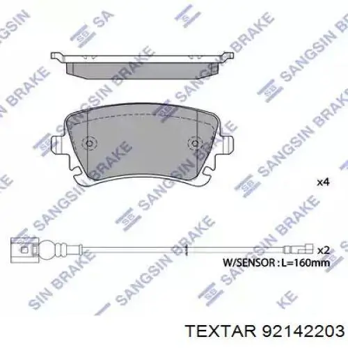 Compre 92142203 Textar Disco do freio traseiro