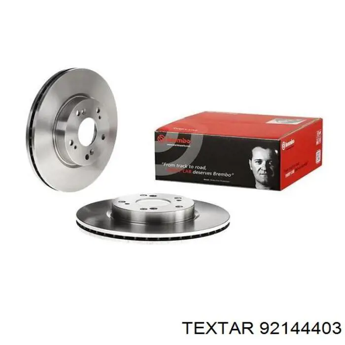 Compre 92144403 Textar Disco do freio dianteiro