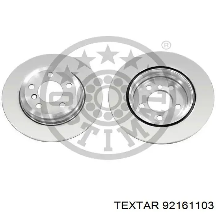 Disco do freio traseiro Textar 92161103 preço, a partir de 67,97 USD