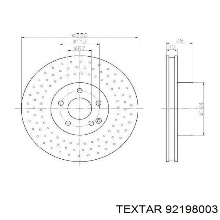 Disco do freio traseiro Mercedes A2204231012 preço, a partir de 68,72 USD