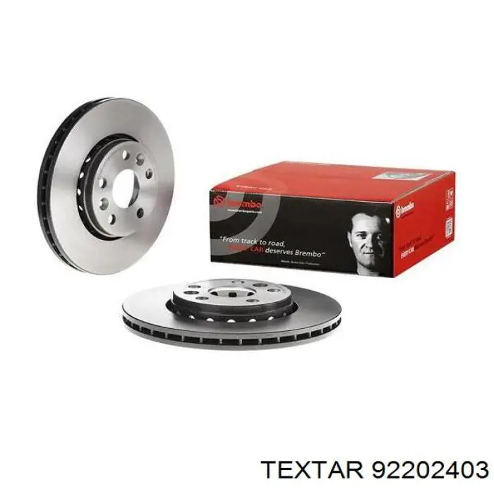 Compre 92202403 Textar Disco do freio dianteiro