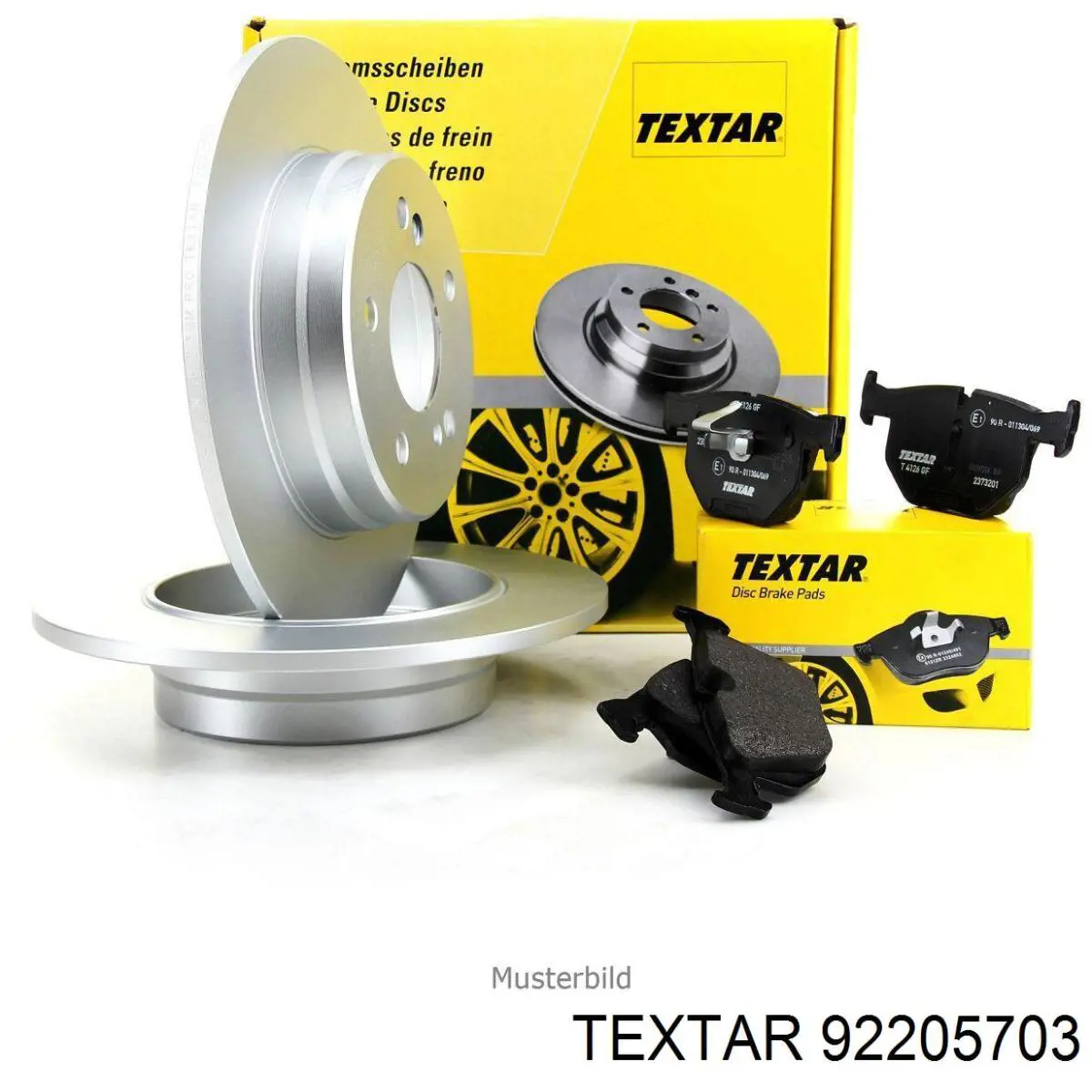Compre 92205703 Textar Disco do freio traseiro
