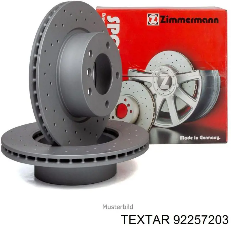 Compre 92257203 Textar Disco do freio traseiro