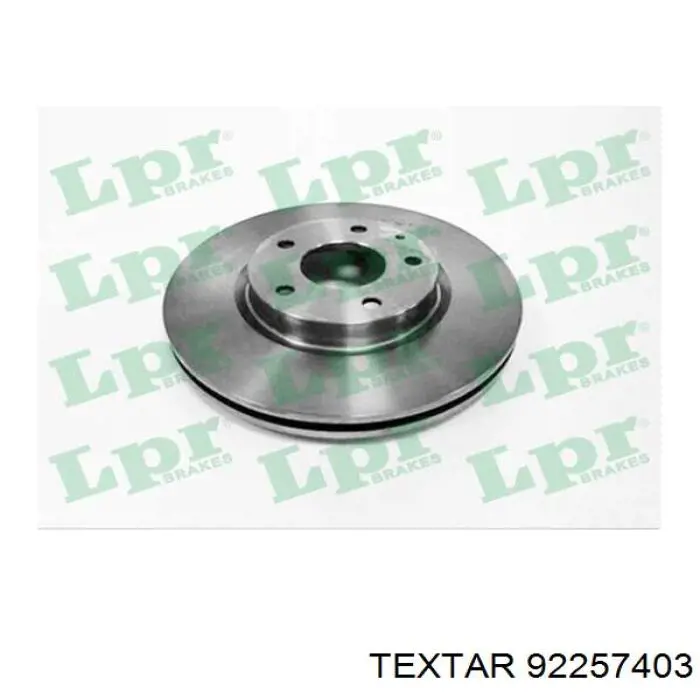 Compre 92257403 Textar Disco do freio dianteiro
