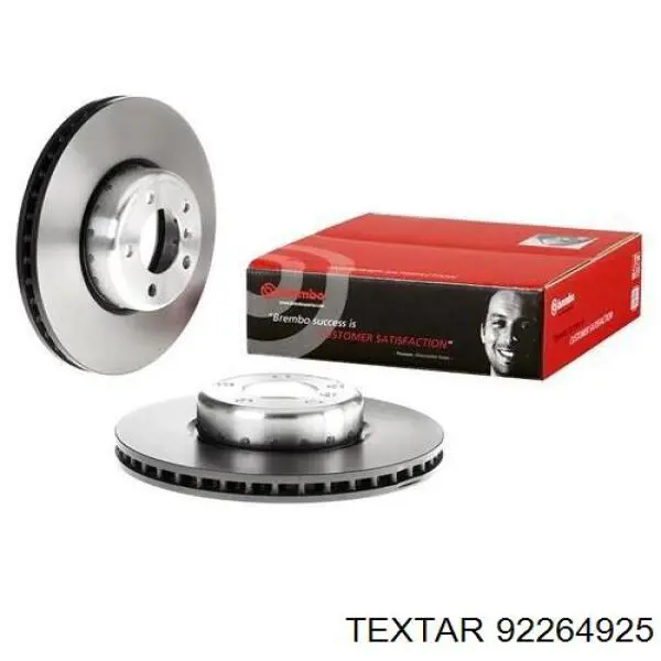 Compre 92264925 Textar Disco do freio dianteiro