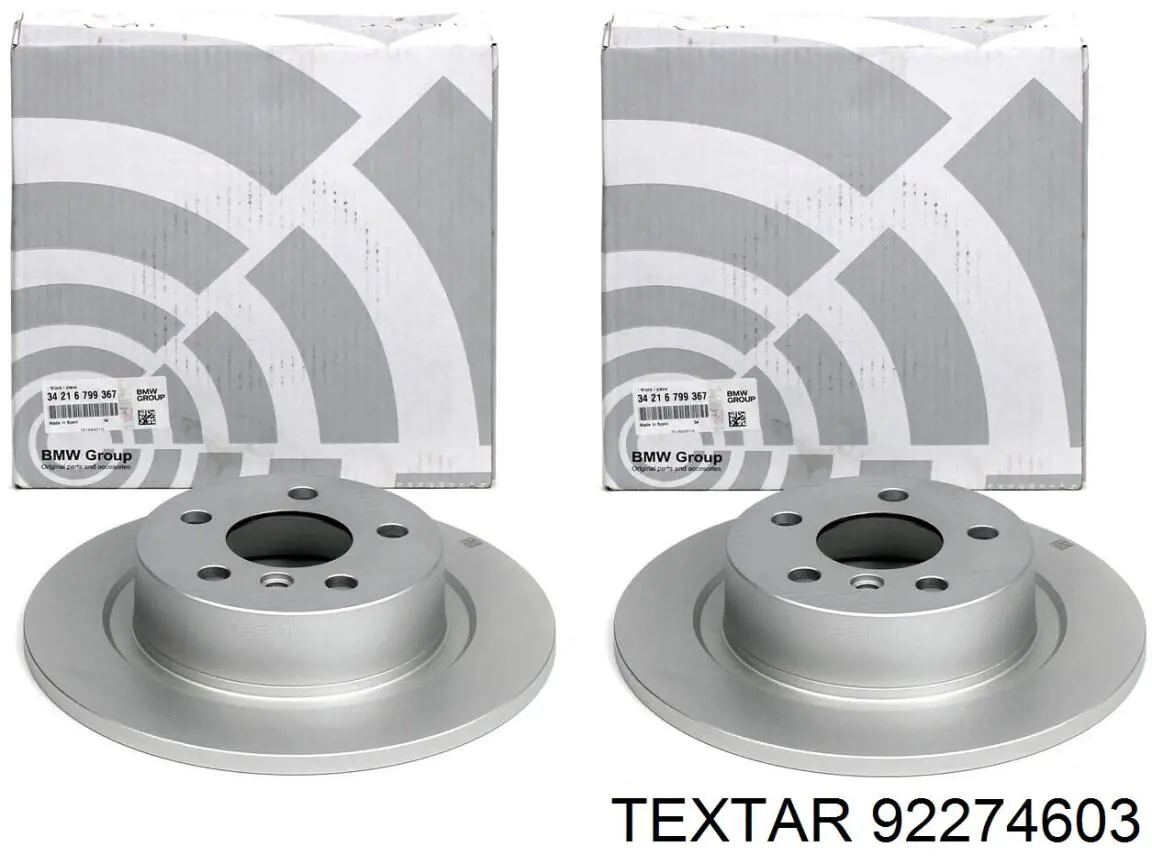 Compre 92274603 Textar Disco do freio traseiro