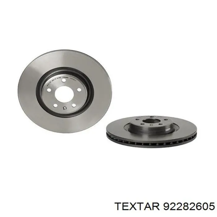 Compre 92282605 Textar Disco do freio dianteiro
