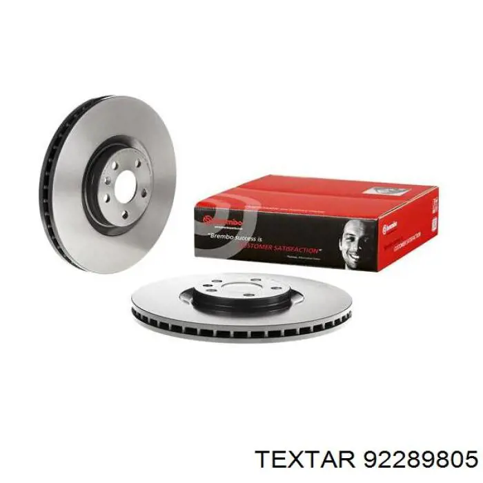 Compre 92289805 Textar Disco do freio dianteiro