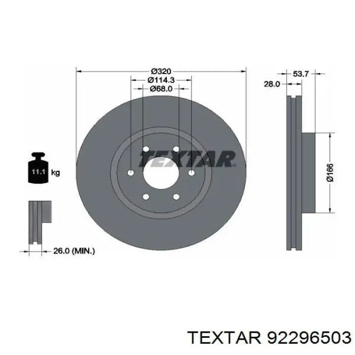 Disco do freio dianteiro Nissan/Infiniti 402065XA0A preço, a partir de 92,14 USD