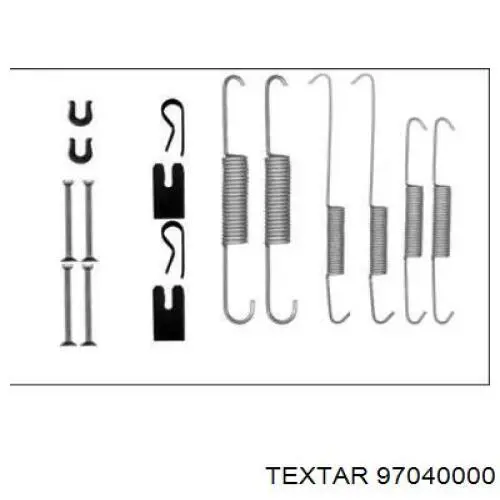 Compre HSRTY003 NTY Kit de montagem das sapatas traseiras de tambor