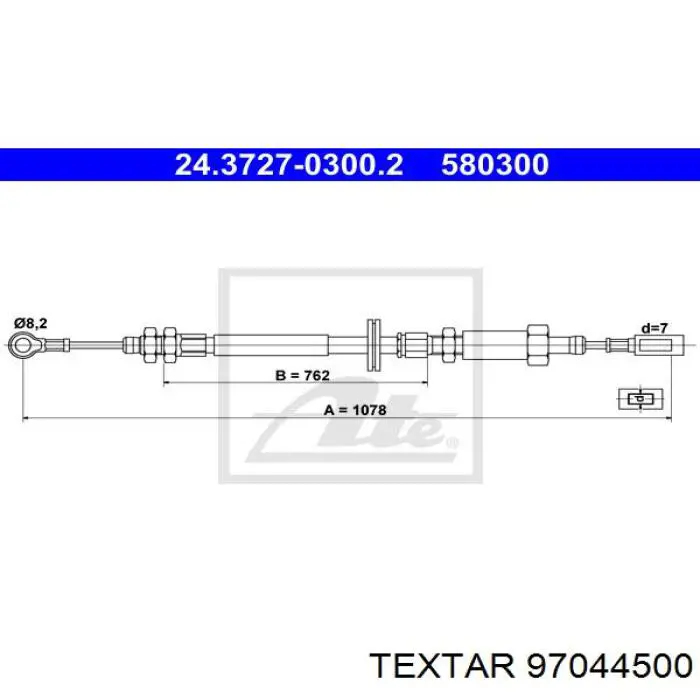 Compre 434110 Peugeot/Citroen Kit de reparação do freio de estacionamento