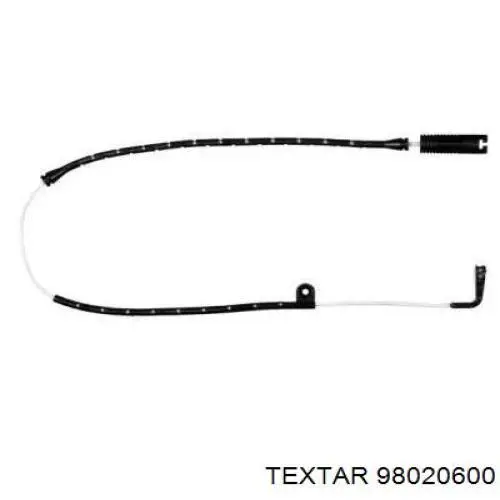 Sensor dianteiro de desgaste das sapatas do freio Textar 98020600 preço, a partir de 7,84 USD