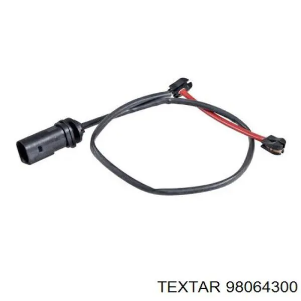 98064300 Textar Sensor dianteiro de desgaste das sapatas do freio