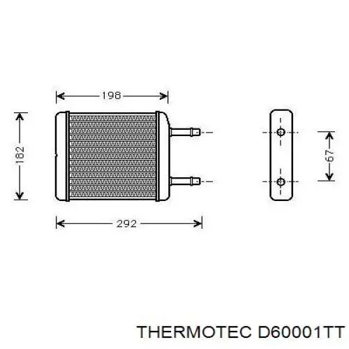 Compre D60001TT Thermotec Radiador de forno (de aquecedor)
