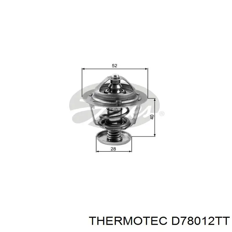 Compre D78012TT Thermotec Radiador de esfriamento de motor