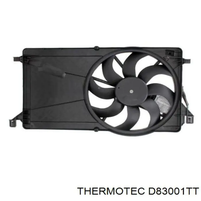 Difusor do radiador de esfriamento, montado com motor e roda de aletas Thermotec D83001TT preço, a partir de 127,99 USD