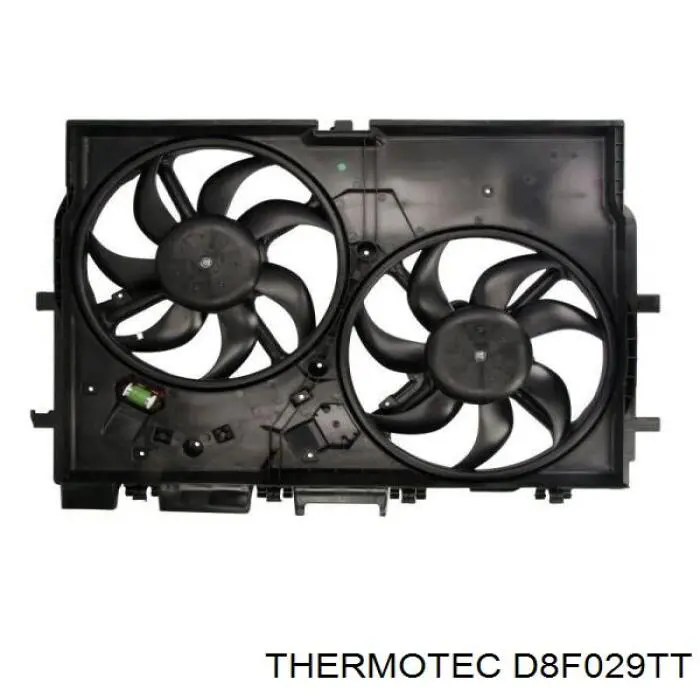 Difusor do radiador de esfriamento, montado com motor e roda de aletas 1365649080 Fiat/Alfa/Lancia