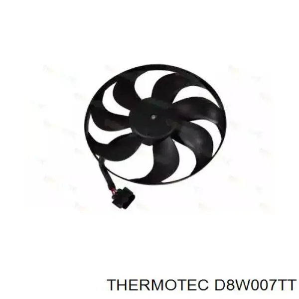 Compre D8W007TT Thermotec Ventilador elétrico de esfriamento montado (motor + roda de aletas)